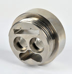 Lumenis M22 Laser Front Connector Panel Metal Housing Threaded Handpiece Base