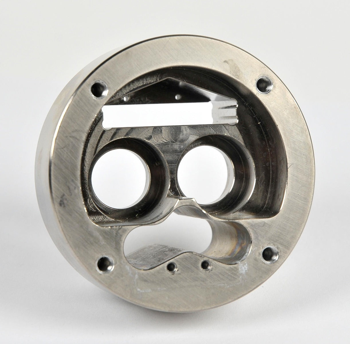 Lumenis M22 Laser Front Connector Panel Metal Housing Threaded Handpiece Base