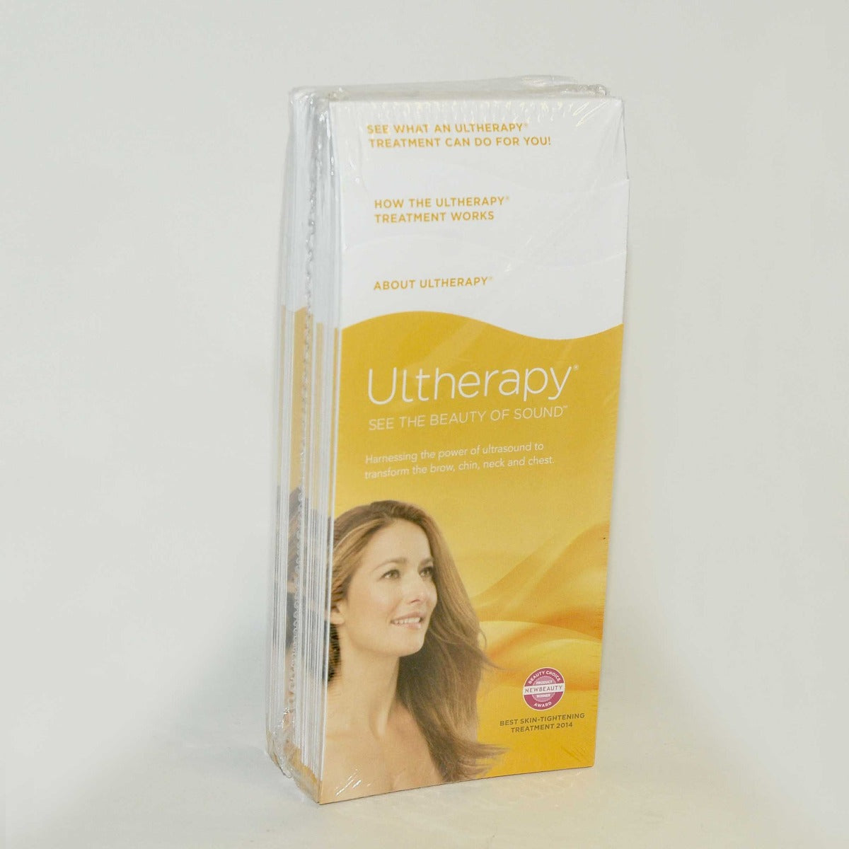 Ulthera Ultherapy Patient Brochure Advertising Ultrasound Skin Tightening x50Pcs
