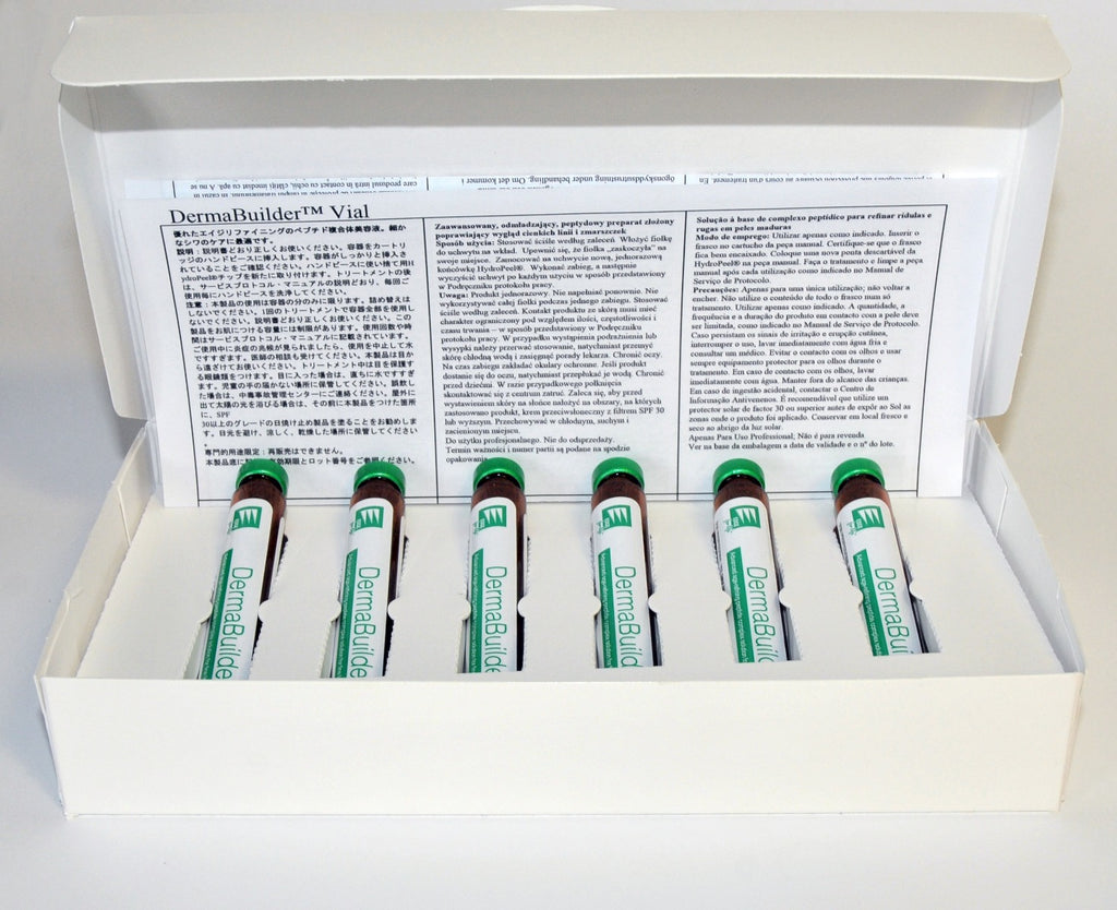 Edge Systems Hydrafacial DermaBuilder Complex Solution Lines Wrinkles x6 Vials