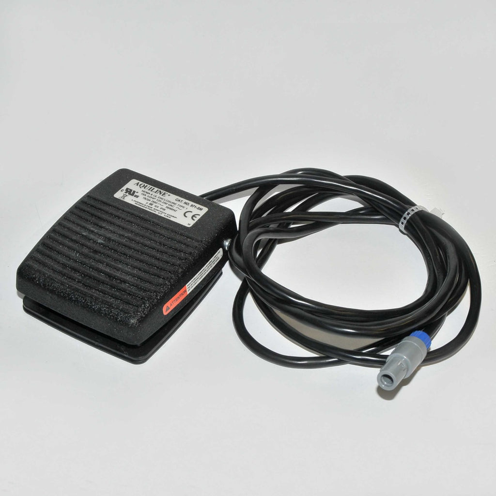 Laser FootSwitch Pedal Aquiline 971-SM Linemaster 2 Pin Electrical Foot Switch