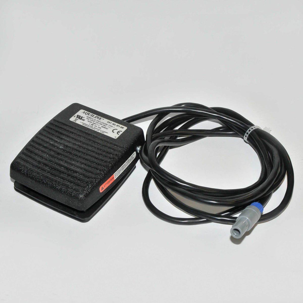 Laser FootSwitch Pedal Aquiline 971-SM Linemaster 2 Pin Electrical Foot Switch