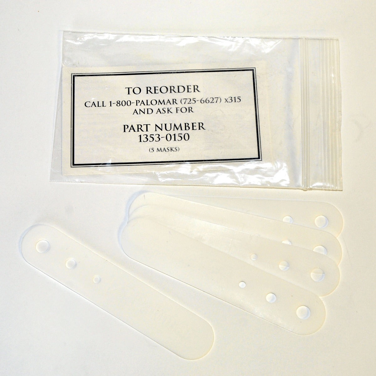 Cynosure Palomar Lux G Plastic SPOT MASK Single(1) LuxG Hand Piece 1353-0150