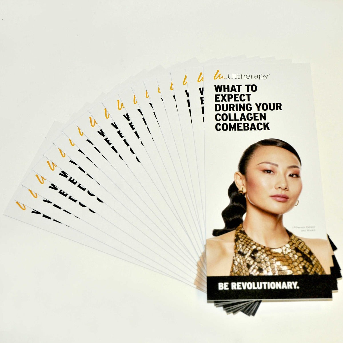 Ulthera Ultherapy Patient TriFold Brochure WHAT TO EXPECT Collagen New x17 Pcs