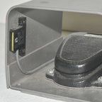 Laser FootSwitch Pedal CLIPPER 635-S Linemaster 8 Pin Foot Switch Gray Metal