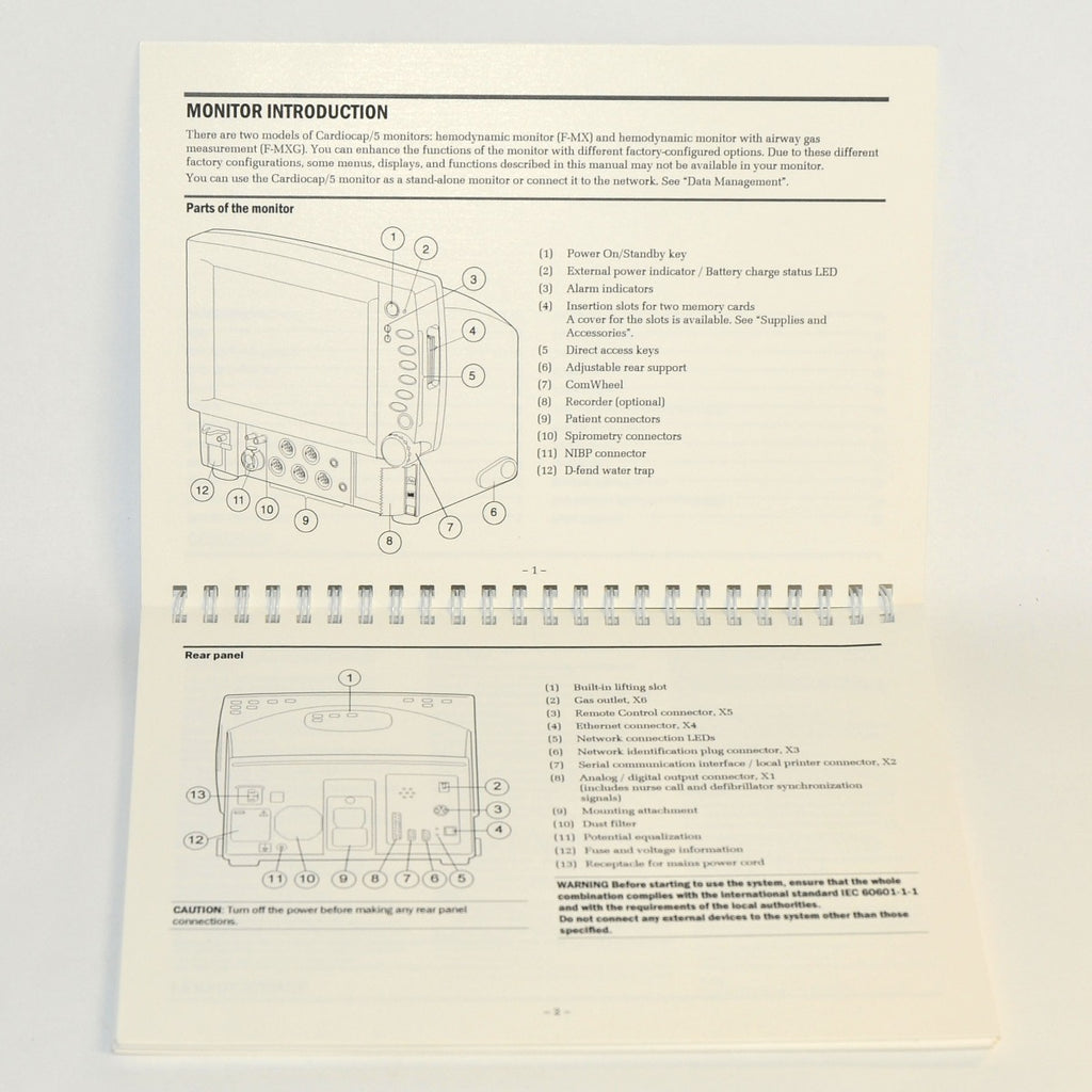 GE Datex-Ohmeda Cardiocap 5 for Anesthesia S-XANE USER's Guide Manual (60 Pgs)