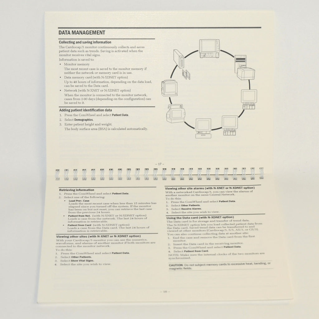 GE Datex-Ohmeda Cardiocap 5 for Anesthesia S-XANE USER's Guide Manual (60 Pgs)