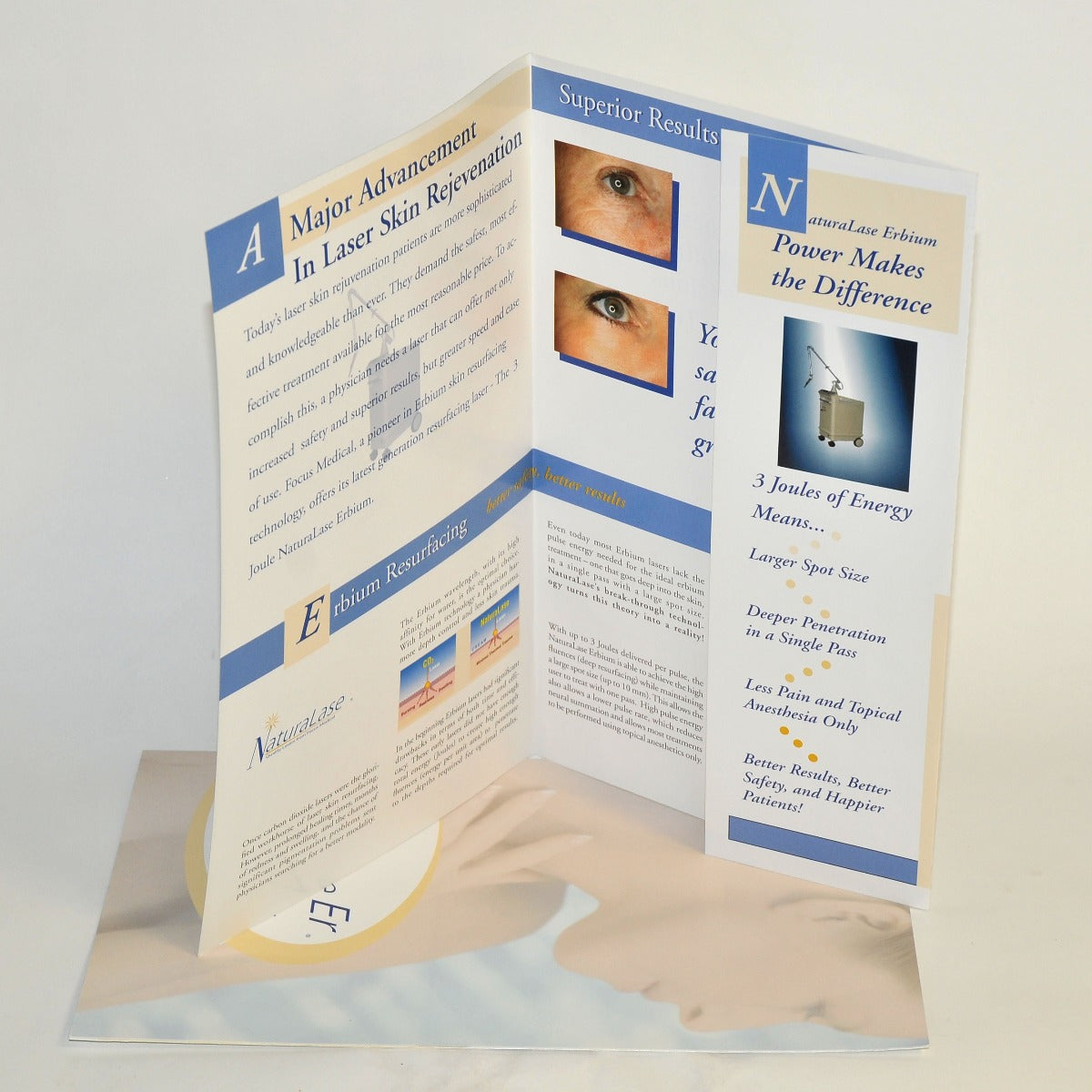 Focus Medical NaturaLase Er Erbium Skin Resurfacing Sales Brochure NaturaLaseEr