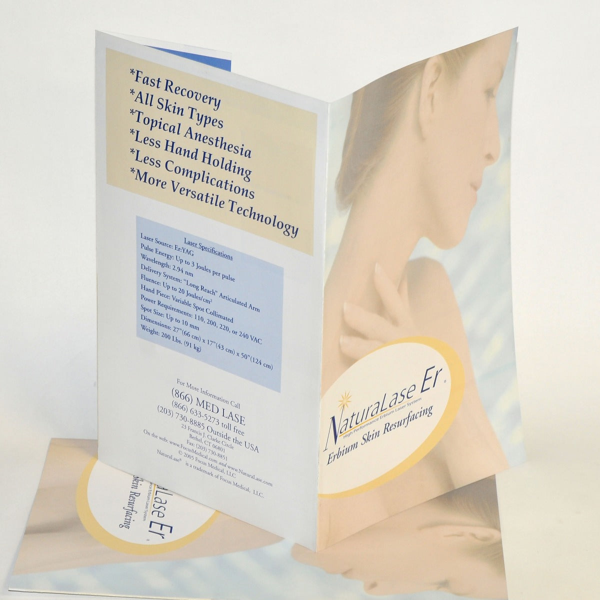 Focus Medical NaturaLase Er Erbium Skin Resurfacing Sales Brochure NaturaLaseEr