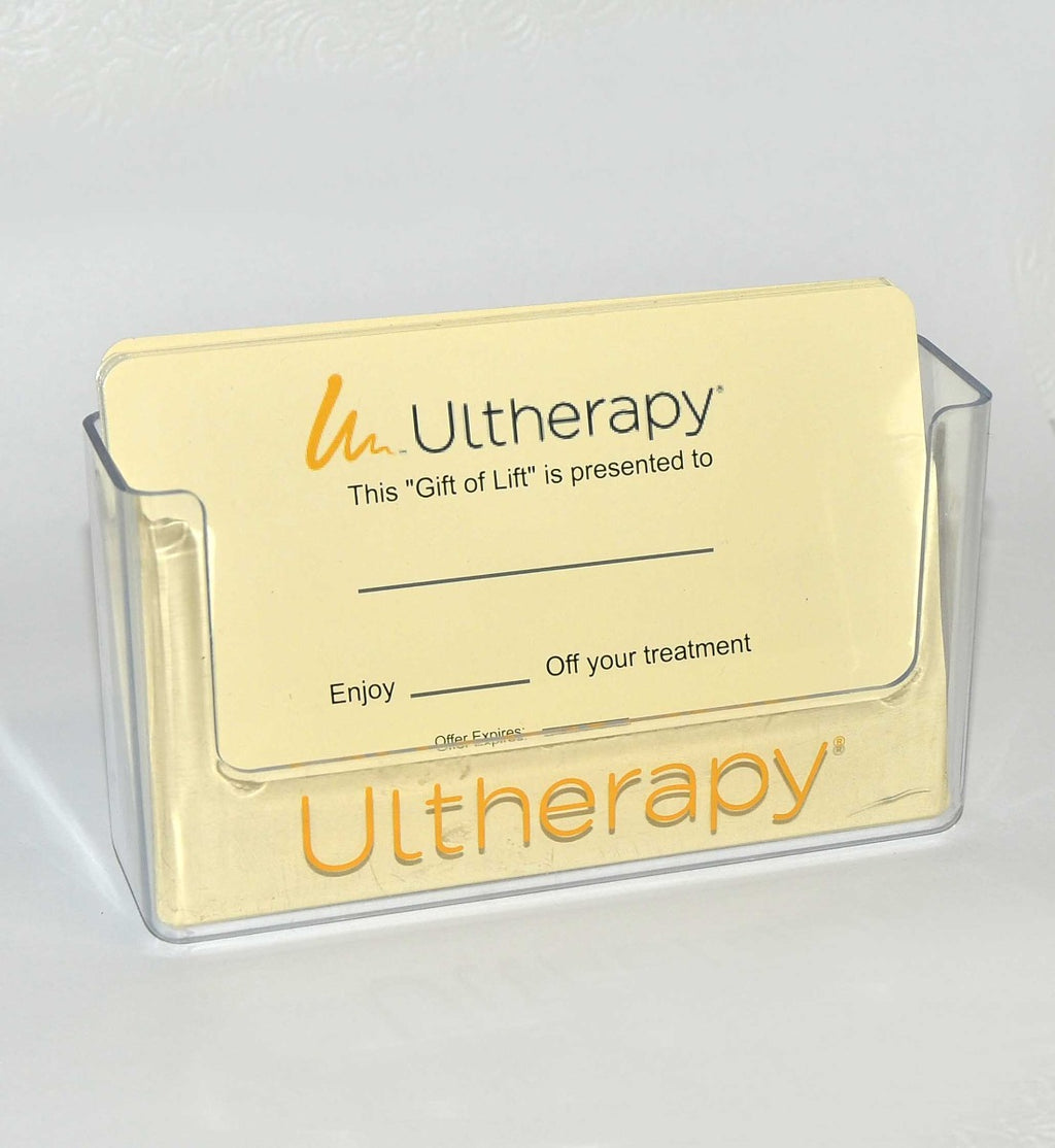 Ulthera Ultherapy GIFT OF LIFT Office Certificate Patient Treatment Card Present
