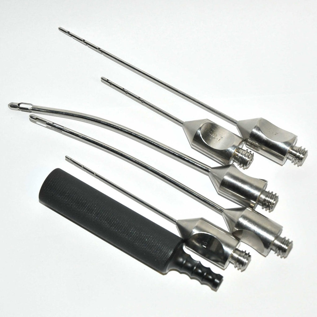 Cannula Handpiece Handle Tips Cannulae Instrument Aspiration Suction x6 Pc LOT