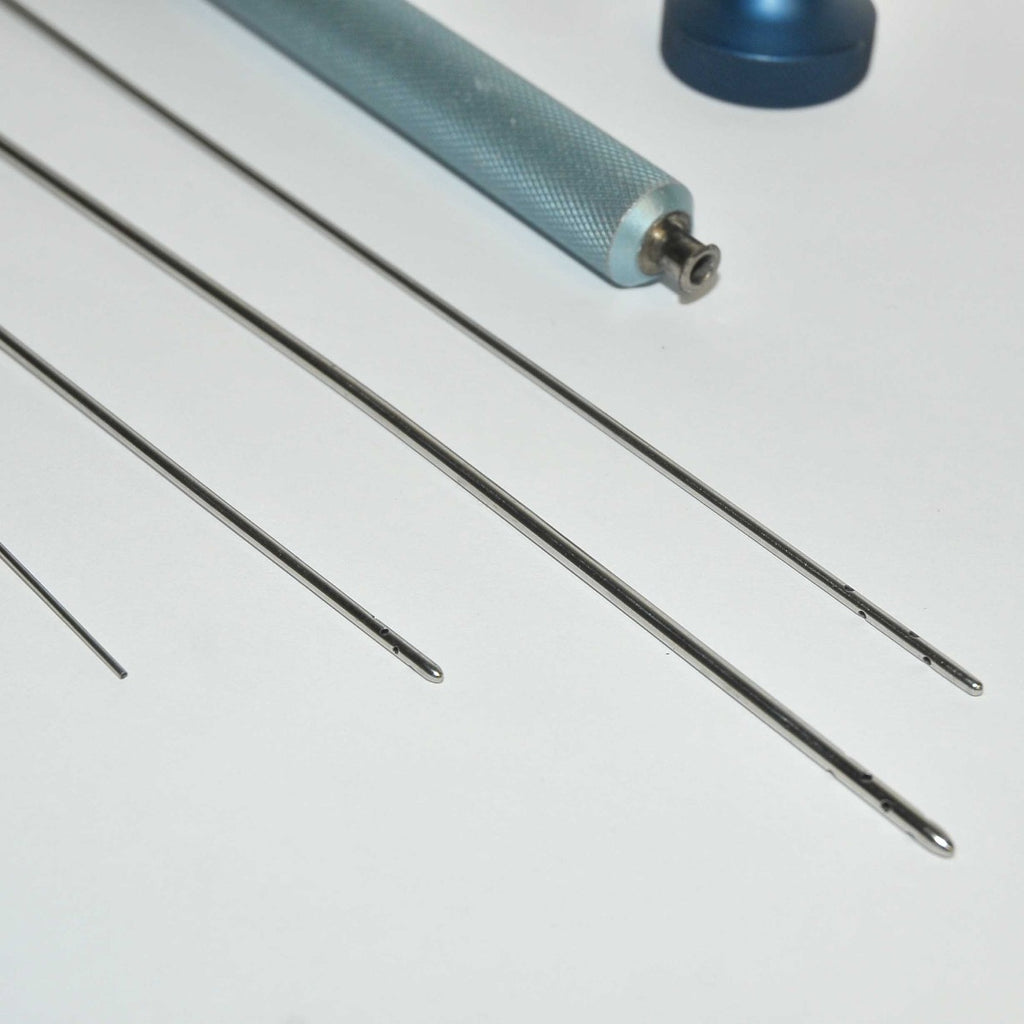 Cannula Handpiece Handle Tips Twist On Cannulae Instrument Suction LOT 6 Pcs
