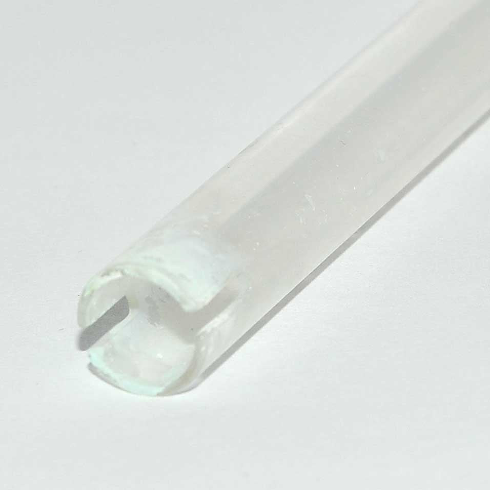 Cutera Xeo Laser Nd YAG Glass Flow Tube 4 1/2" Cooling Cavity PARTS Flowtube