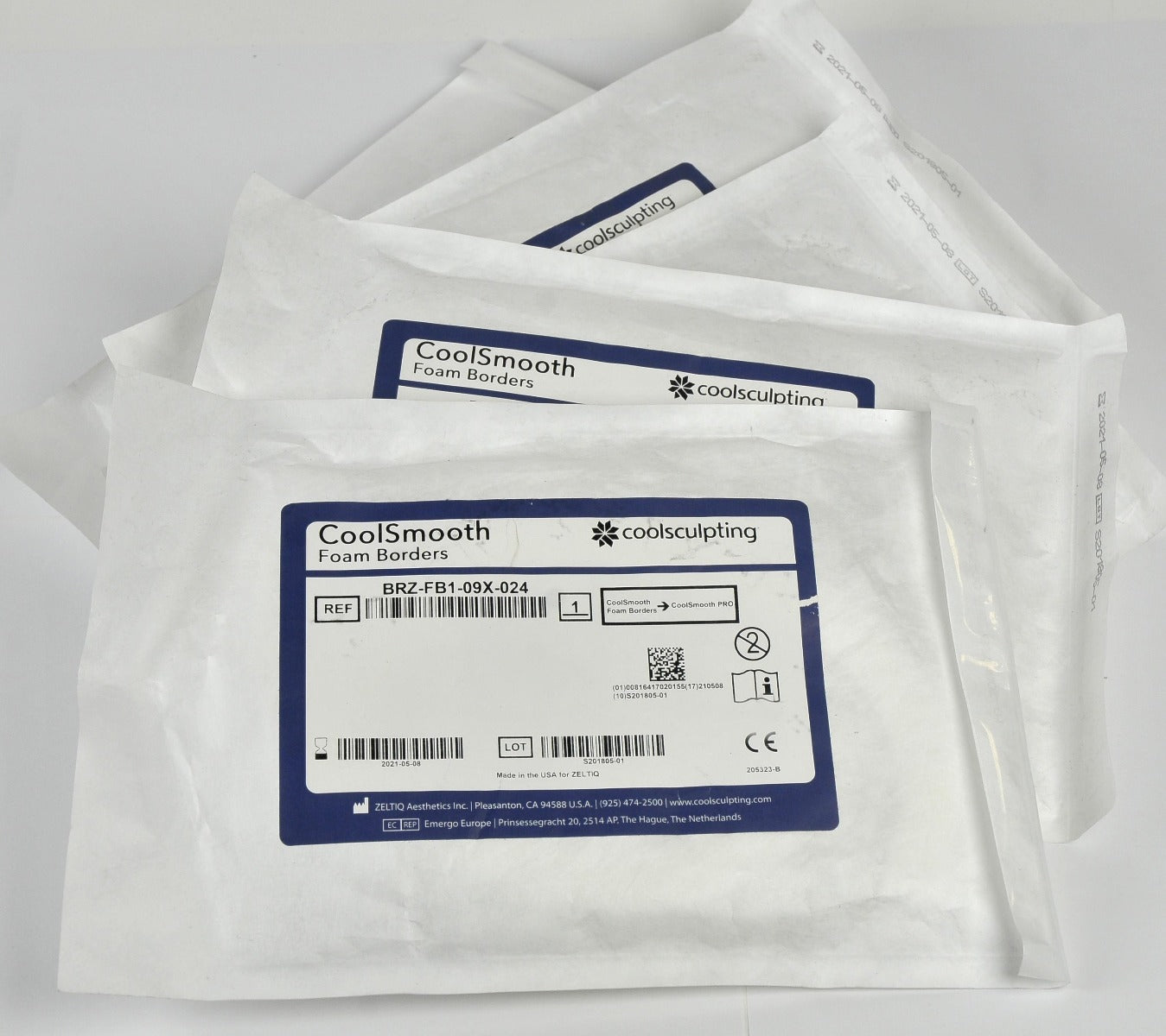 Zeltiq CoolSculpting CoolSmooth Cool Smooth Foam Borders BRZ-FB1-09X-024 x10 Pcs