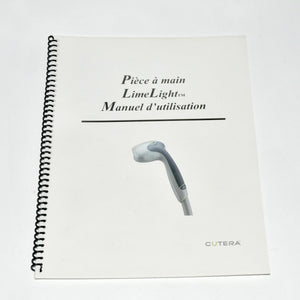 Cutera LimeLight Operator Manual User Guide FRENCH Manuel d'utilisation D0436F