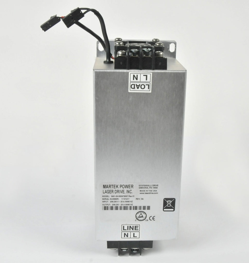 Candela Laser AC Electrical Line Filter 5601-05-0020/8007 Martek Power PARTS