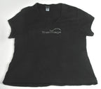 Thermage Fitted Ladies Large Black Shirt Clinician Staff L Lrg V-Neck