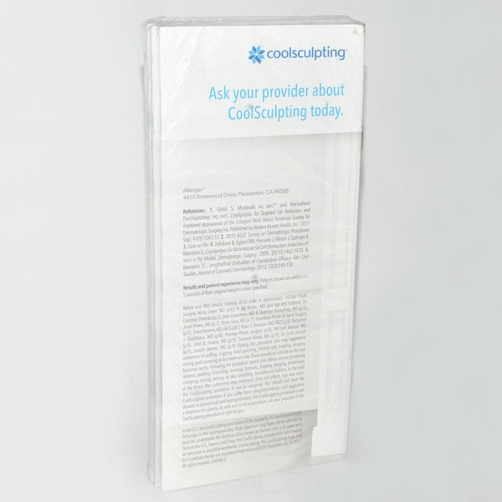 Zeltiq CoolSculpting FREEZE AWAY FAT Office Patient Marketing Brochure x25 Pcs