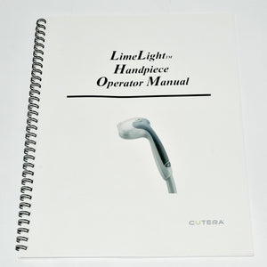 Cutera Xeo Laser LimeLight IPL Handpiece Solera Opus CoolGlide OPERATOR MANUAL