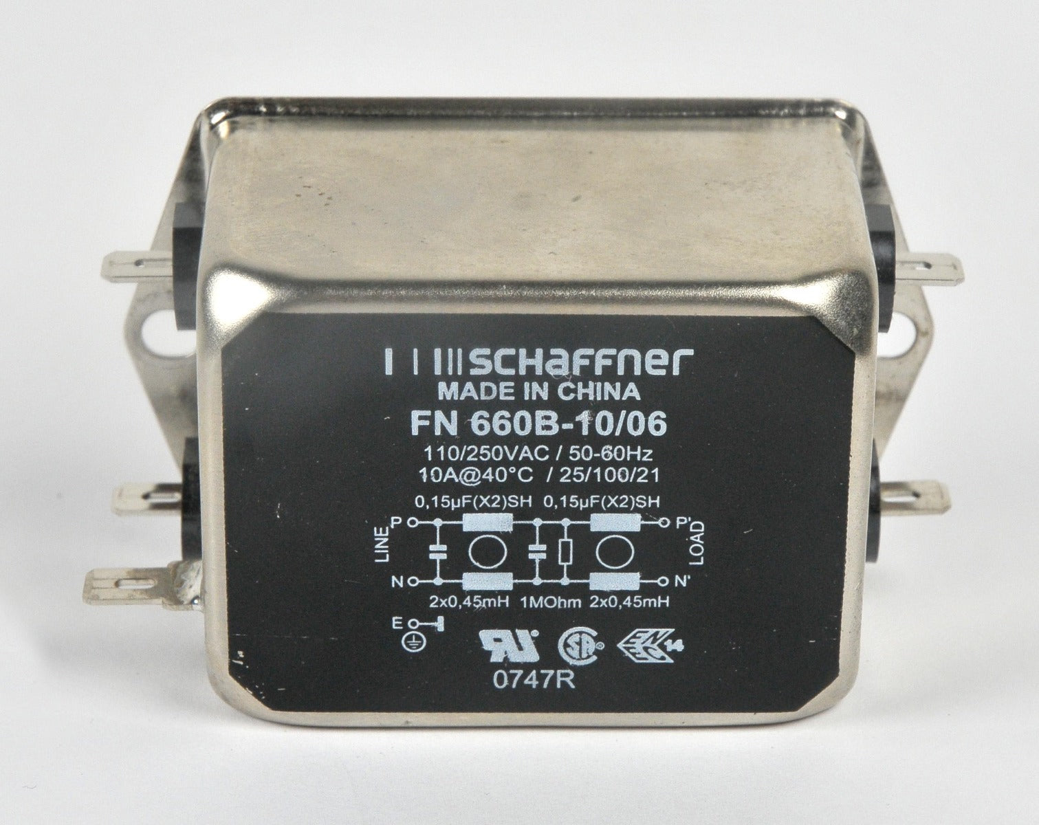 Lutronic Lase MD Laser Electrical Relay FN 660B-10/06 Schaffner LaseMD PARTS