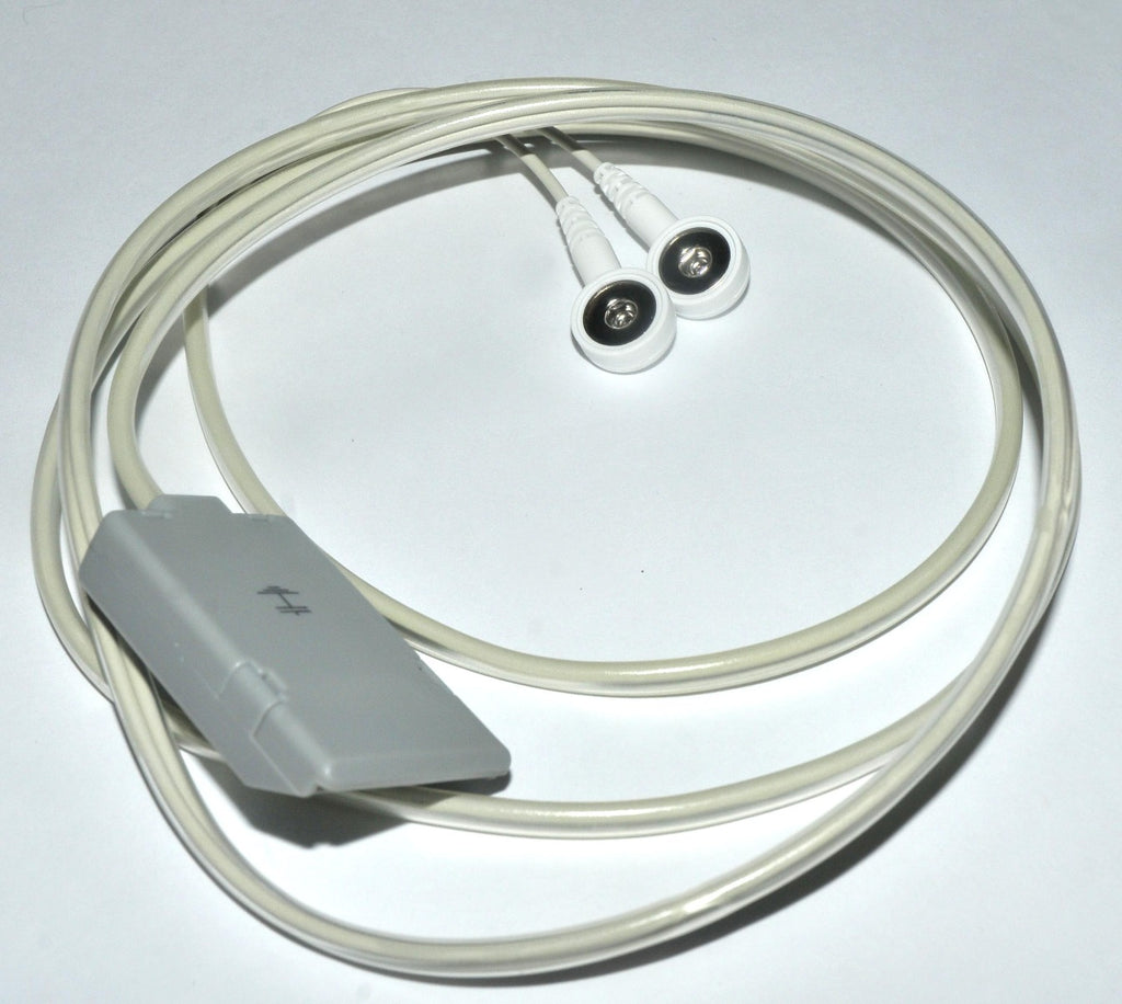 BTL Exilis Neutral Electrode Grounding Pad Return Electrode Cable Dual Leads NEW