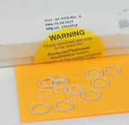 Candela VBeam Perfecta Laser V Beam Round Windows w/O-Rings 7122-00-3770 x4 Pcs
