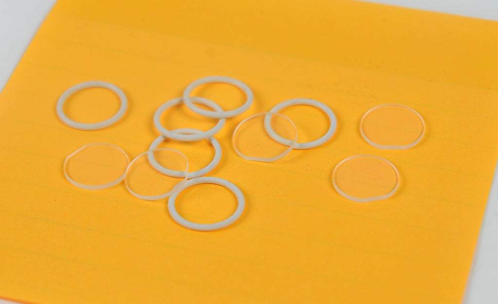 Candela VBeam Perfecta Laser V Beam Round Optic Windows 7122-00-3770 Lot x5 Pcs