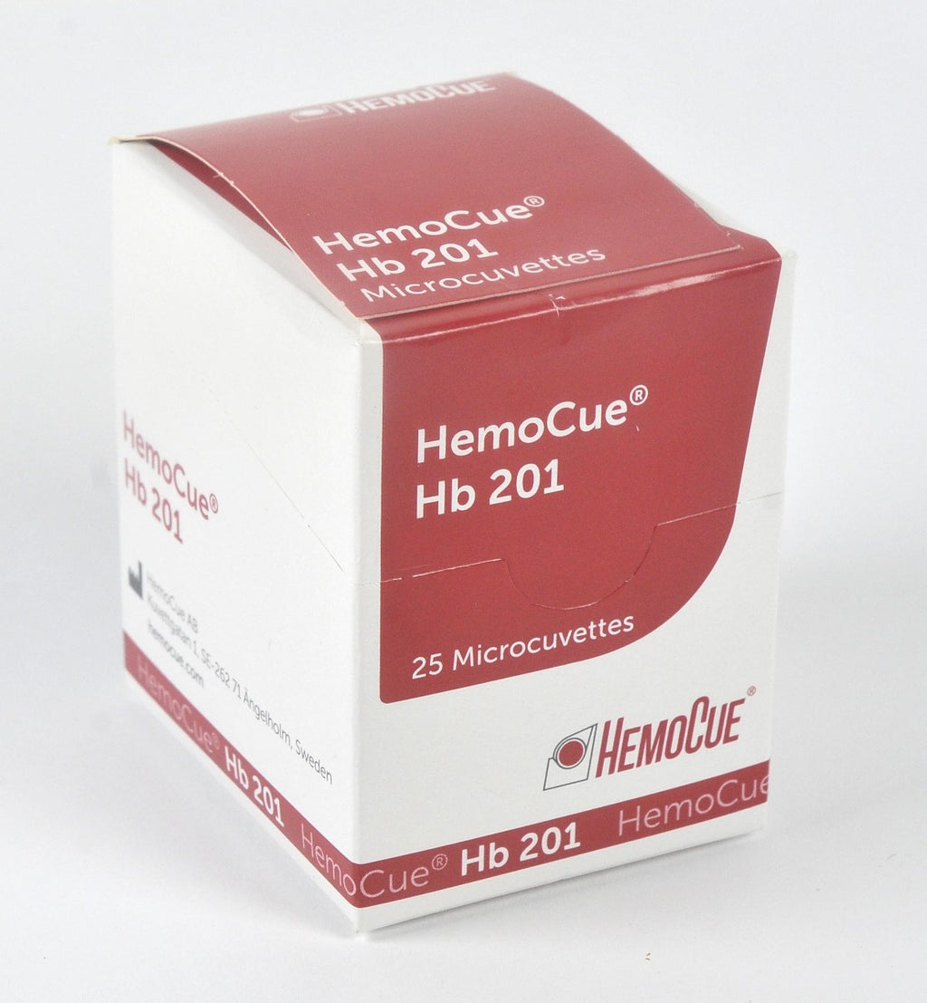HemoCue Hb 201 Microcuvettes 111715 Hb201 Analyzer HemoGlobin x25 Pcs Exp 2020