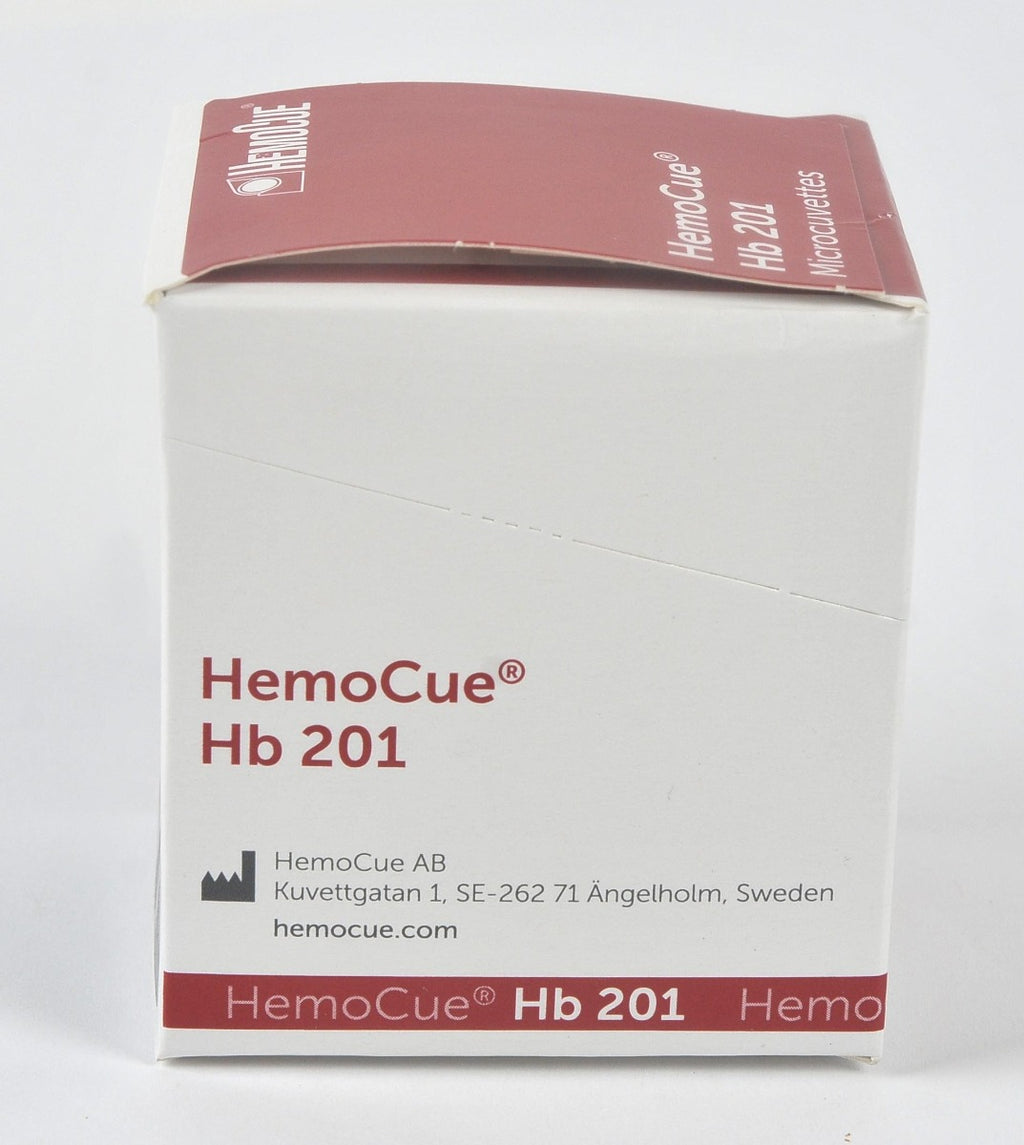 HemoCue Hb 201 Microcuvettes 111715 Hb201 Analyzer HemoGlobin x25 Pcs Exp 2020