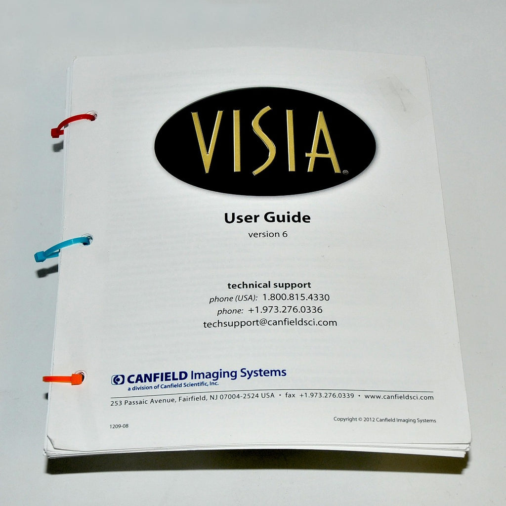 Canfield Scientific Imaging VISIA USER GUIDE Operator User Manual Version 6