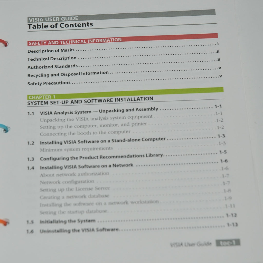 Canfield Scientific Imaging VISIA USER GUIDE Operator User Manual Version 6