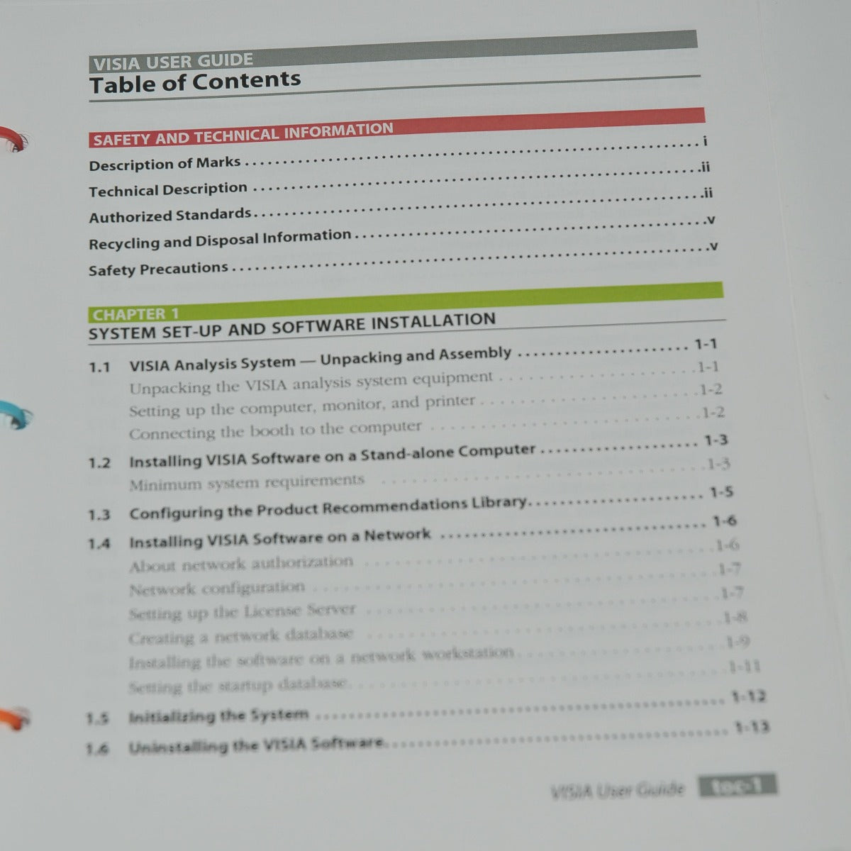 Canfield Scientific Imaging VISIA USER GUIDE Operator User Manual Version 6