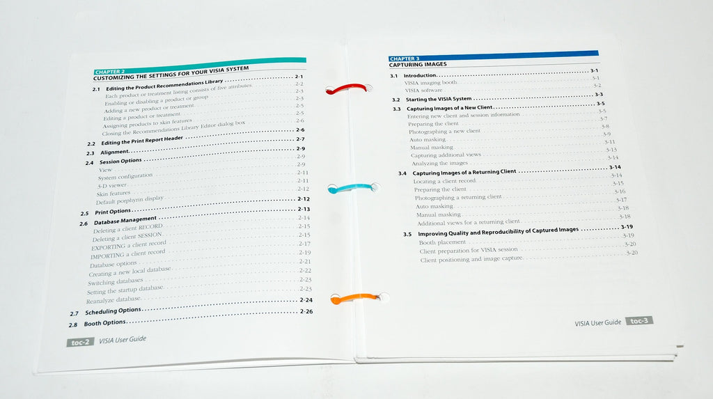Canfield Scientific Imaging VISIA USER GUIDE Operator User Manual Version 6