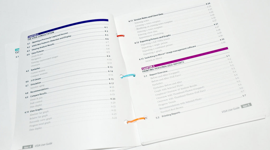 Canfield Scientific Imaging VISIA USER GUIDE Operator User Manual Version 6