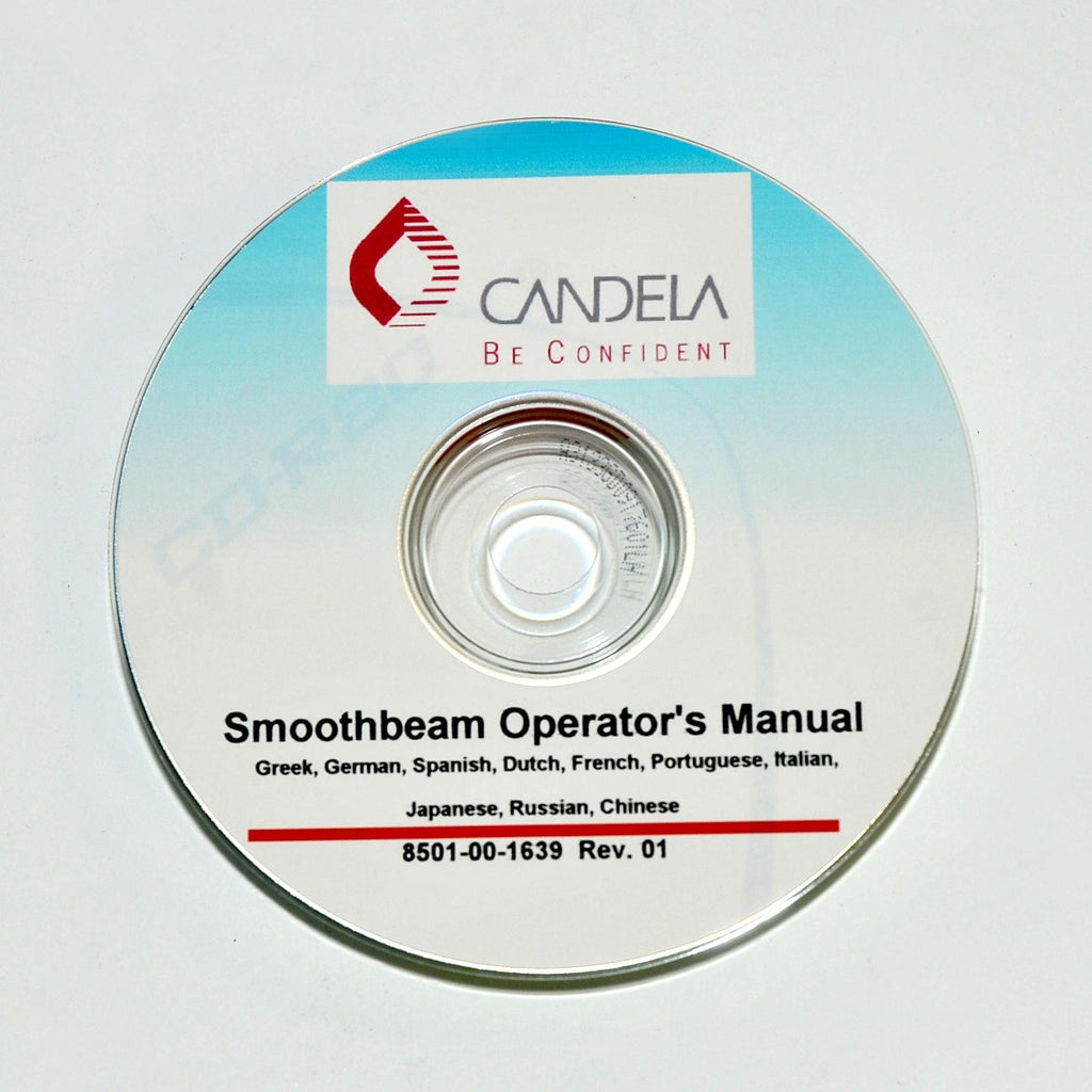 Candela Smoothbeam Operator Manual User Guide NOT English CD German Spanish more