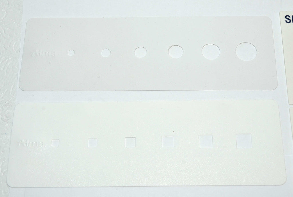 Alma Lasers IPL SHR Spot Size Reducing Mask Masking Template Gauge Round Square