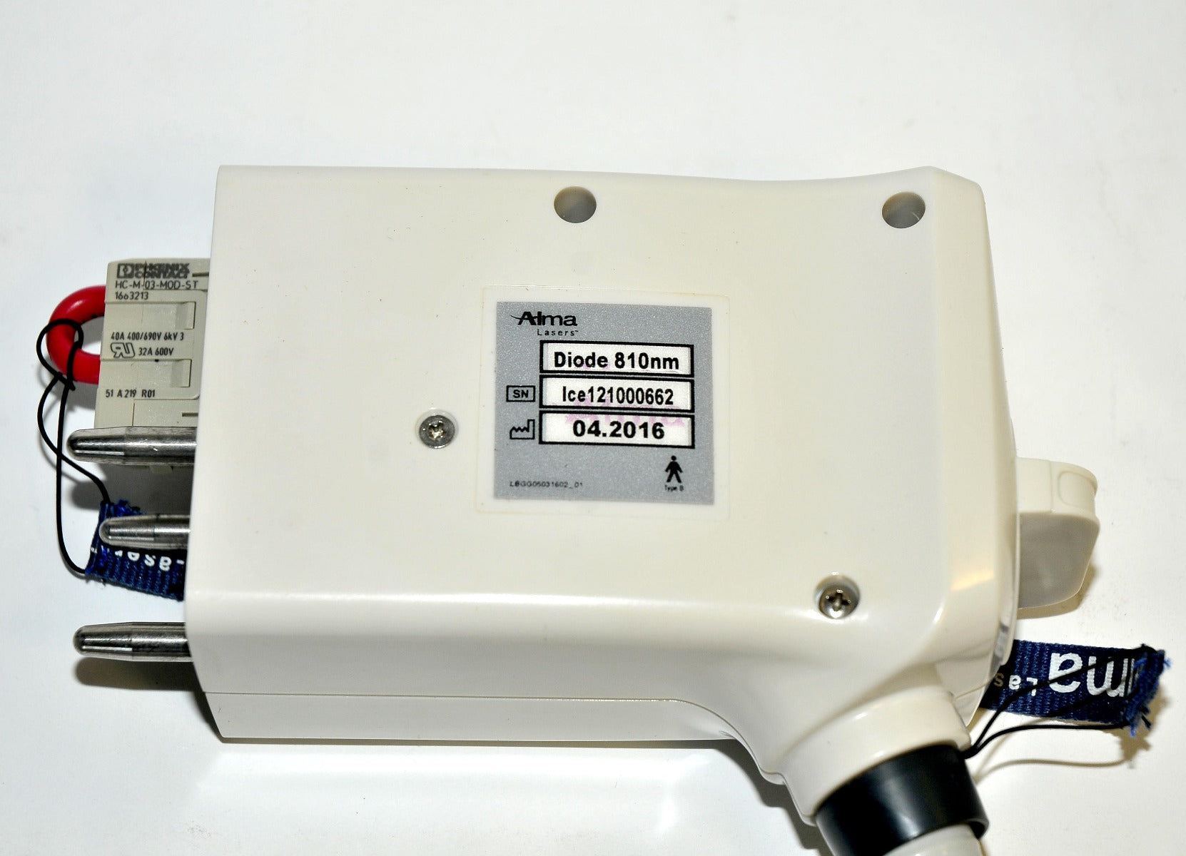 2016 Alma Diode Laser XLI ICE Diode 810nm Soprano Skin Rejuvenation Handpiece