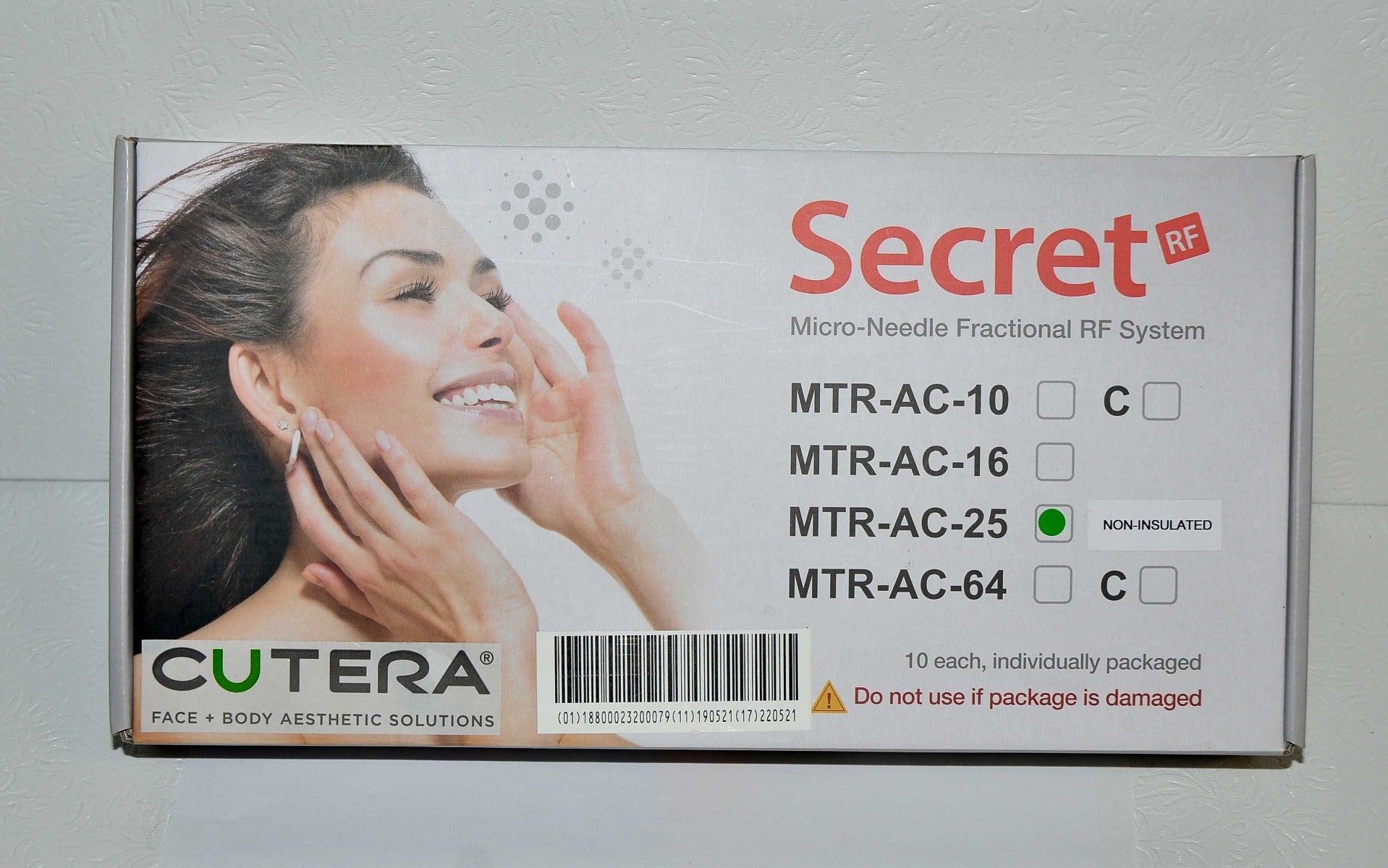 Cutera Secret RF Microneedle OEM Tips 25 Pin Non-Insulated MTR-AC-25 x4Pcs