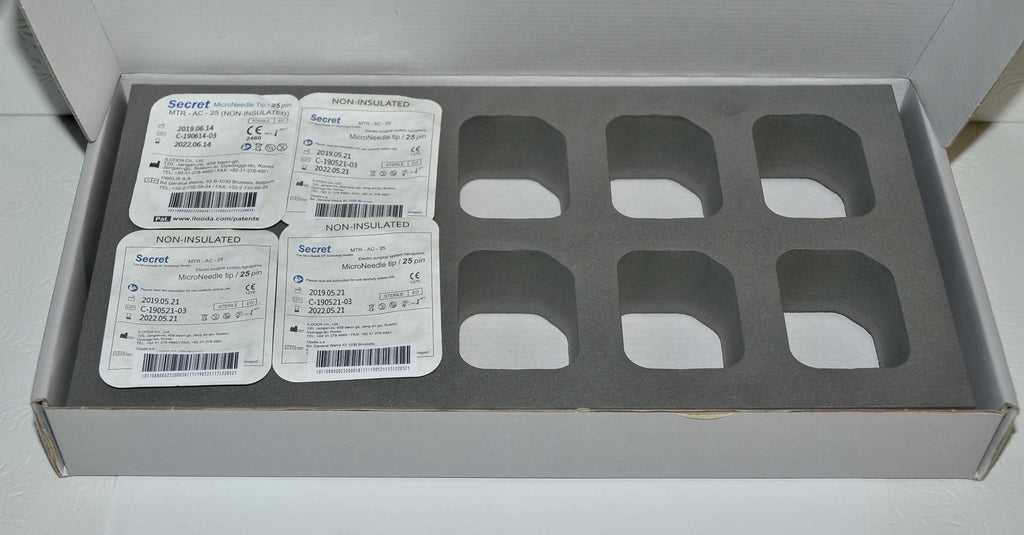 Cutera Secret RF Microneedle OEM Tips 25 Pin Non-Insulated MTR-AC-25 x4Pcs