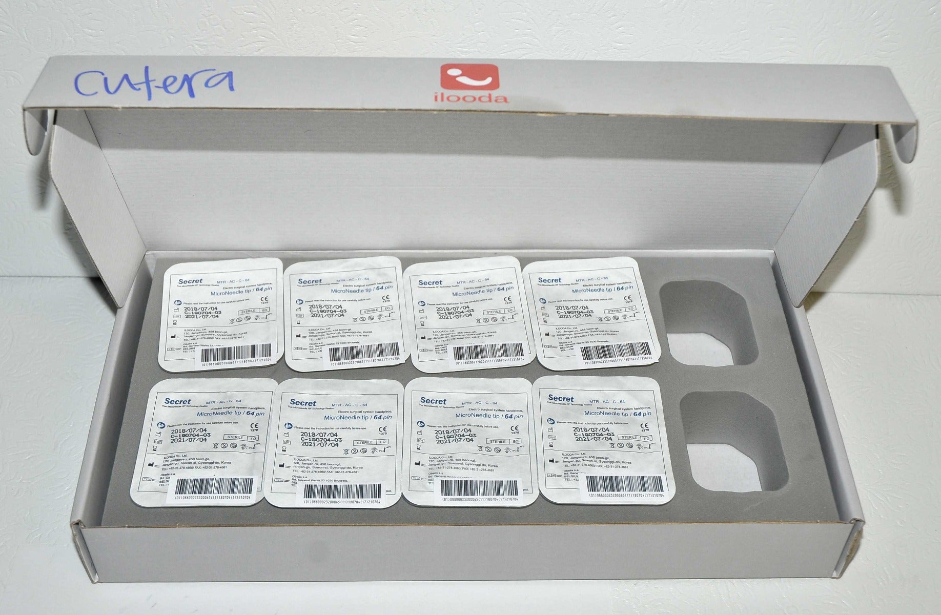 Cutera SecretRF RF Microneedle Semi-Insulated Secret MTR-AC-C-64 64 Pin x8 Pcs