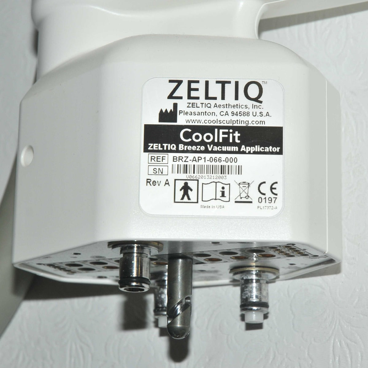 Zeltiq CoolFit CoolSculpting Applicator Cool Fit Cellulite BRZ-AP1-066-000 2013
