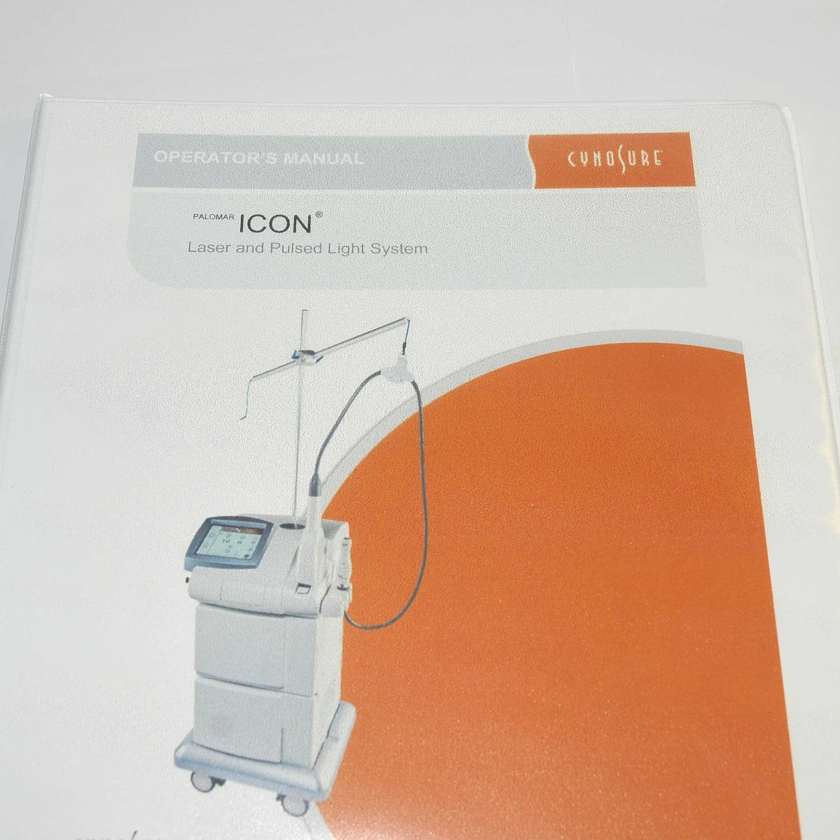 Cynosure Palomar Icon Laser IPL System Operator Manual User Guide 2500-0001 2017
