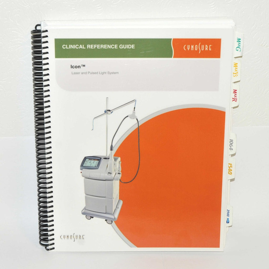 Cynosure ICON IPL Laser CLINICAL REFERENCE GUIDE User Treatment Manual 2500-0014