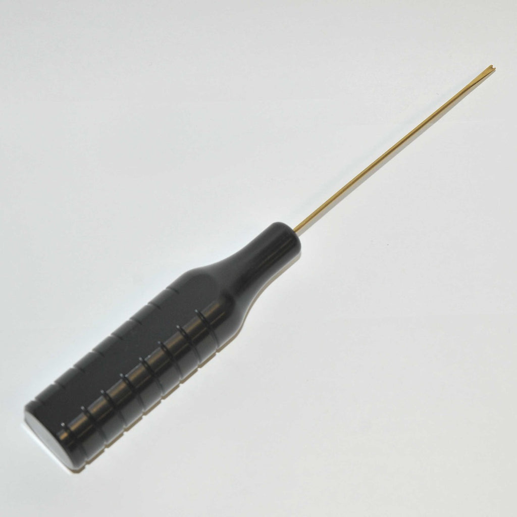 Portless V-Dissector Cannula 1.6 mm x 9.5 cm 7 3/4" Specialty Tool w/Handle
