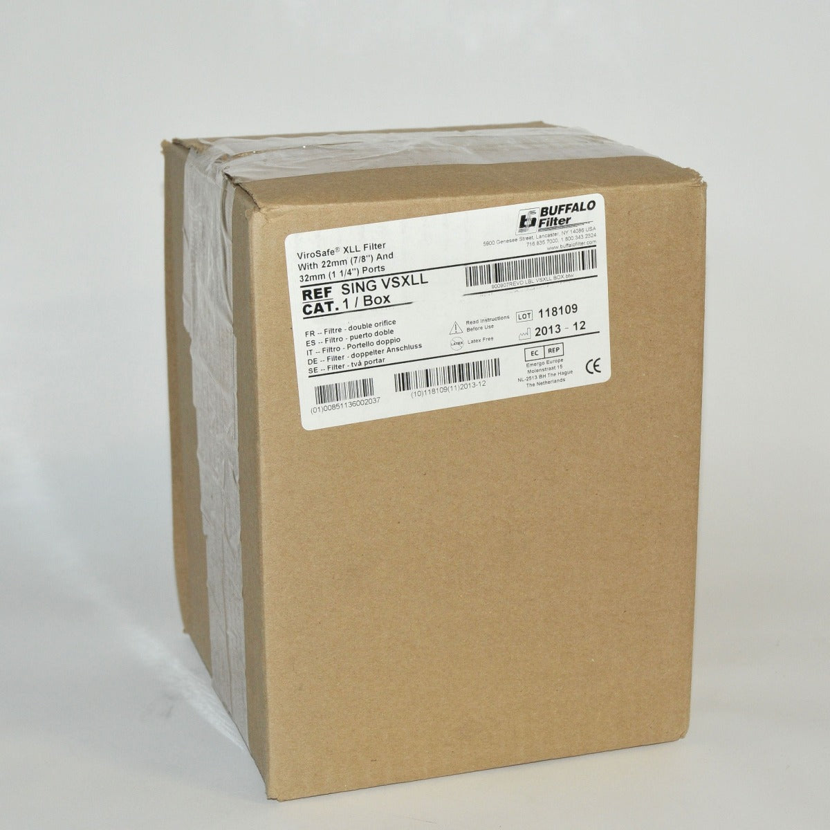 Buffalo Filter Porta PlumeSafe Surgical Smoke Evacuation FILTER SING VSXLL 100%