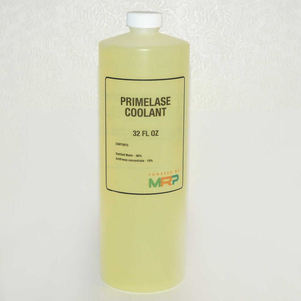 PRIMELASE COOLANT Chiller Fluid 32oz Bottle Antifreeze Concentrate Laser Liquid