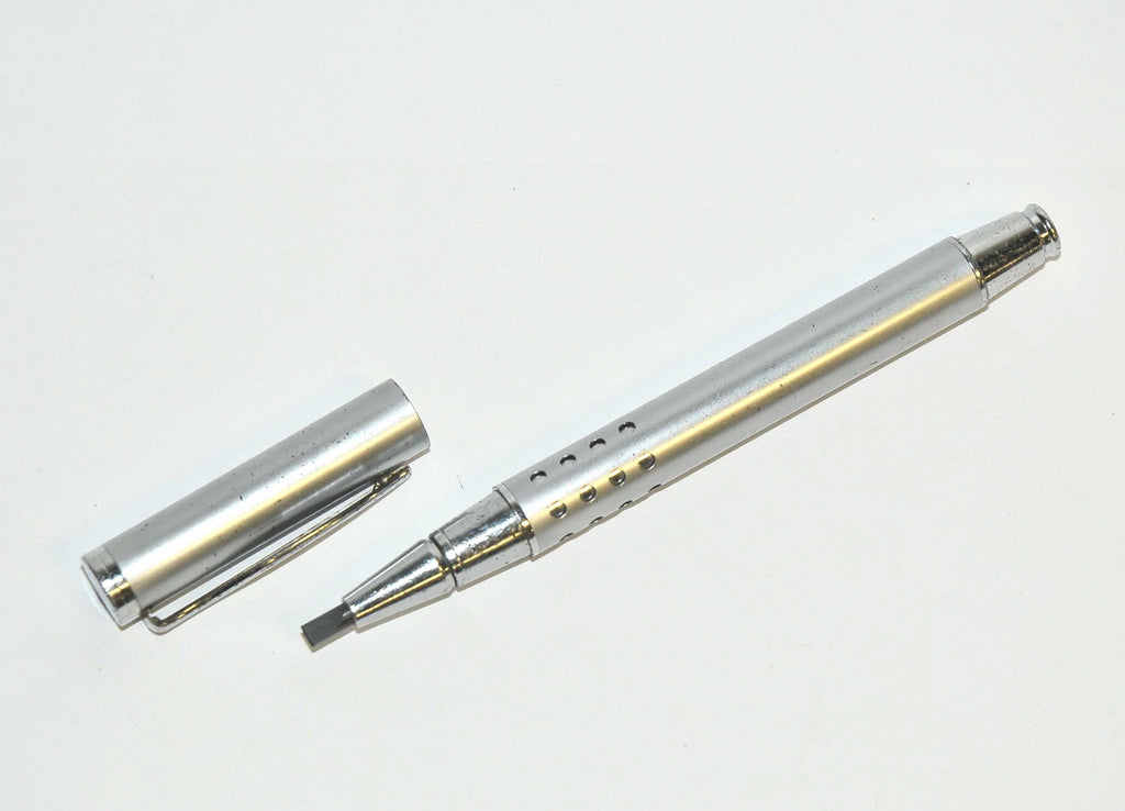 Carbide Laser Optical Fiber Cleaver Scribe Scoring Tool Silver Handle Pen Clip