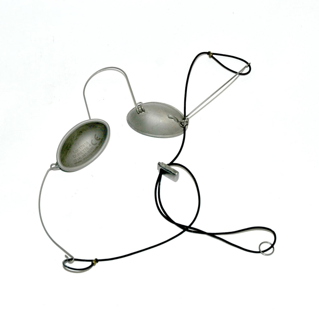 Oculo Plastik Durette 3 Laser Metal Patient Eye Shield Glasses with Steam Tray
