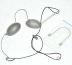 Oculo Plastik Durette 3 Laser Metal Patient Eye Shield Glasses with Steam Tray