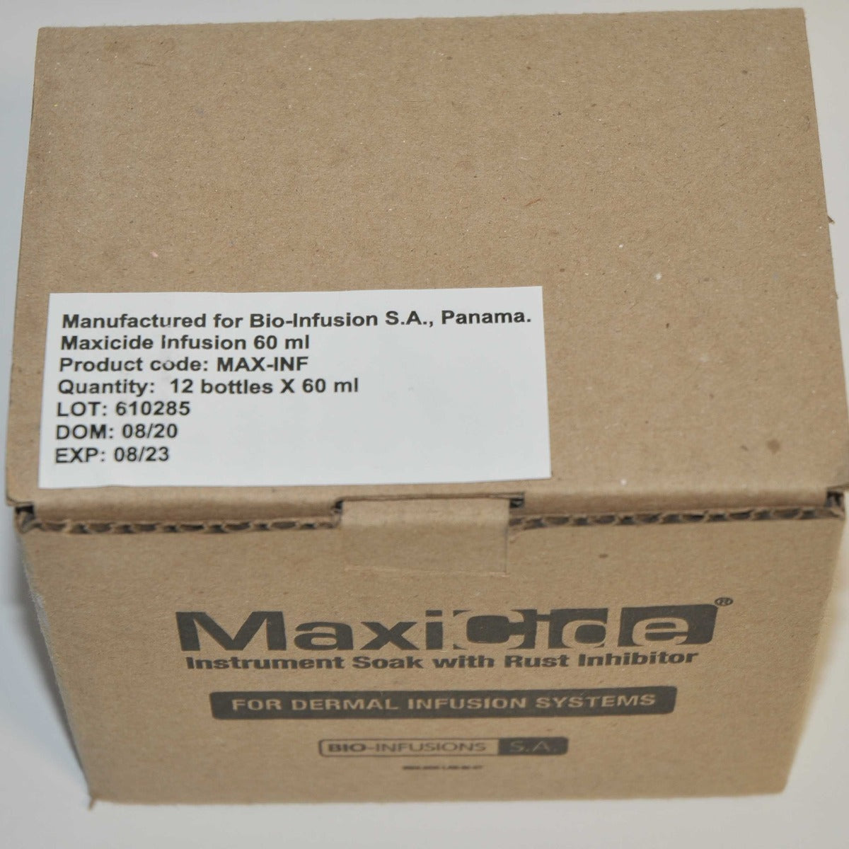 MaxiCide Bio-Infusion Instrument Soak Rust Inhibitor MAX-INF Envy Dermal x8